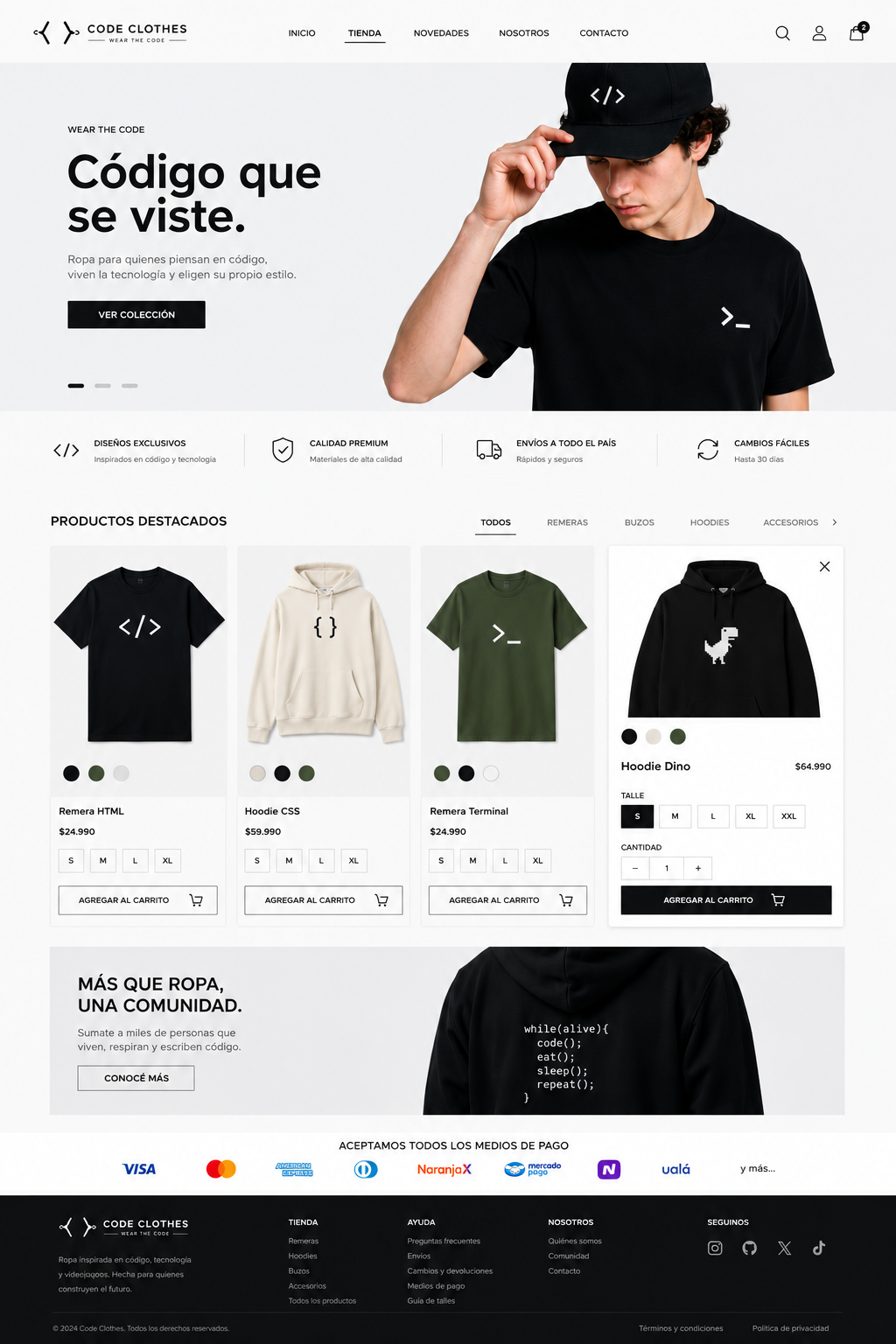 Code Clothes — Tienda de Indumentaria